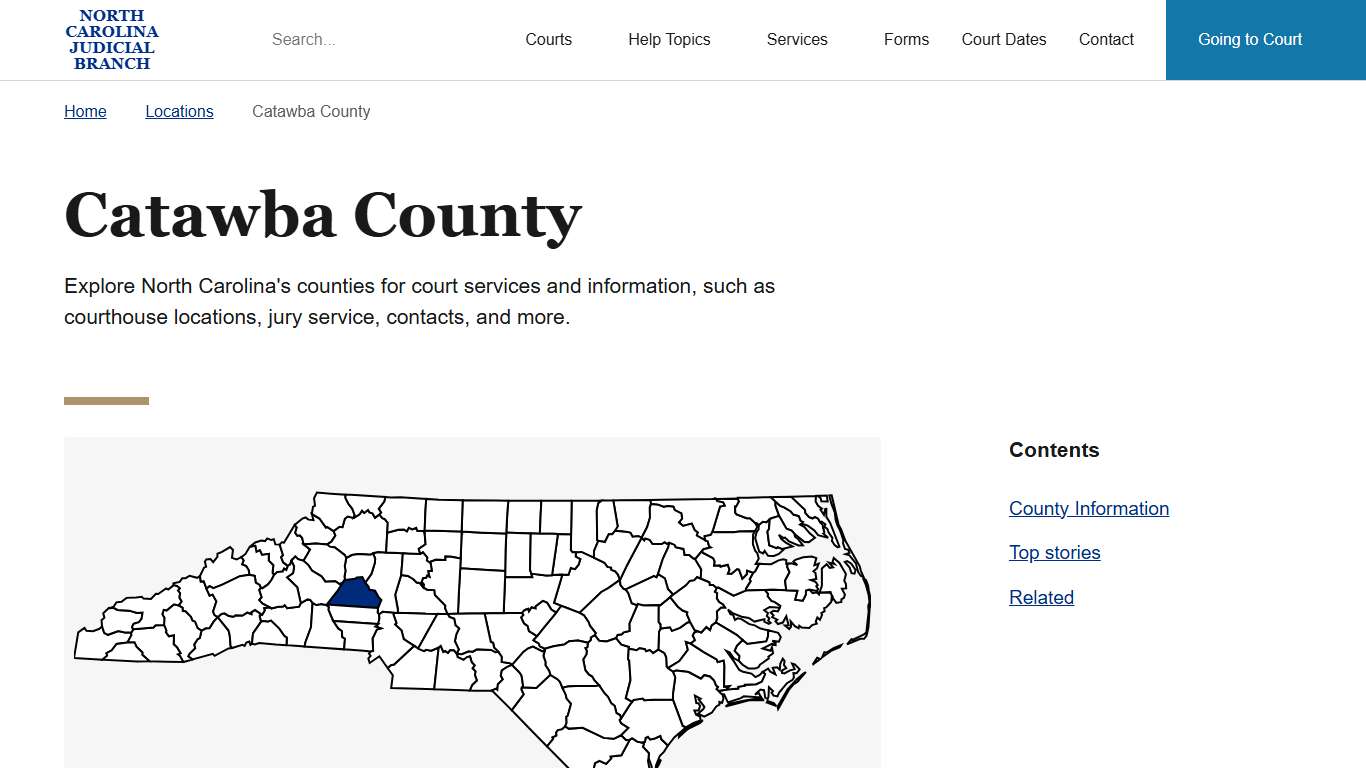 Catawba County | North Carolina Judicial Branch